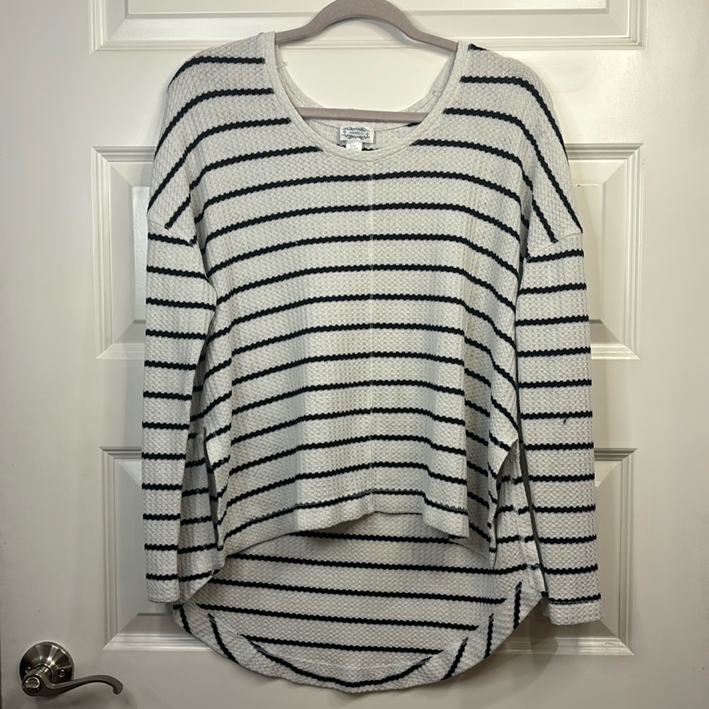 Kaisely Long-sleeve Waffle-knit Shirt